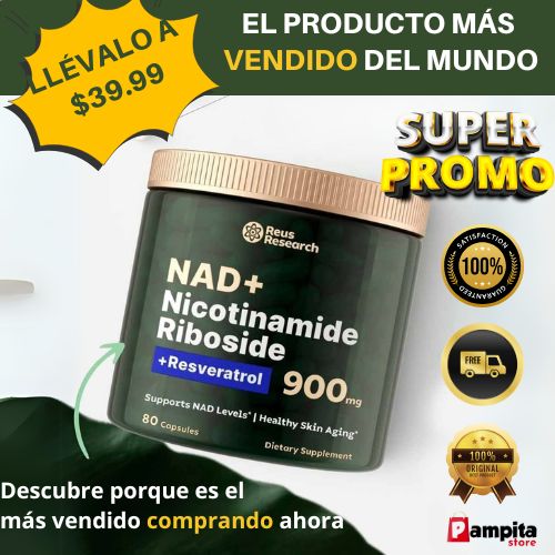 NAD+ y Resveratrol: SUPER OFERTA $34.99