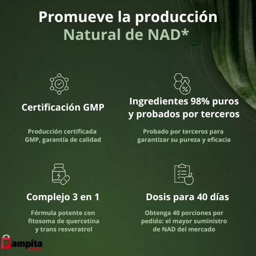 NAD+ y Resveratrol: SUPER OFERTA $34.99